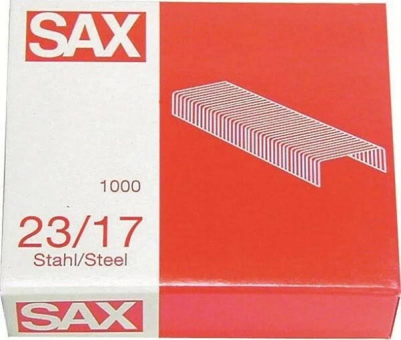 Sax Σύρματα Συρραπτικού 23/17 1000τμχ