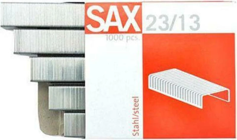 Sax 23/13 Σύρματα Συρραπτικού 1000 Τμχ