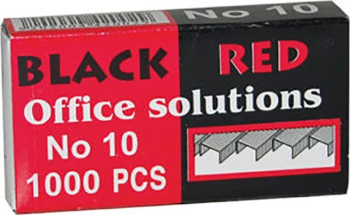 Black Red Νο10 Σύρματα Συρραπτικής 1000τμχ