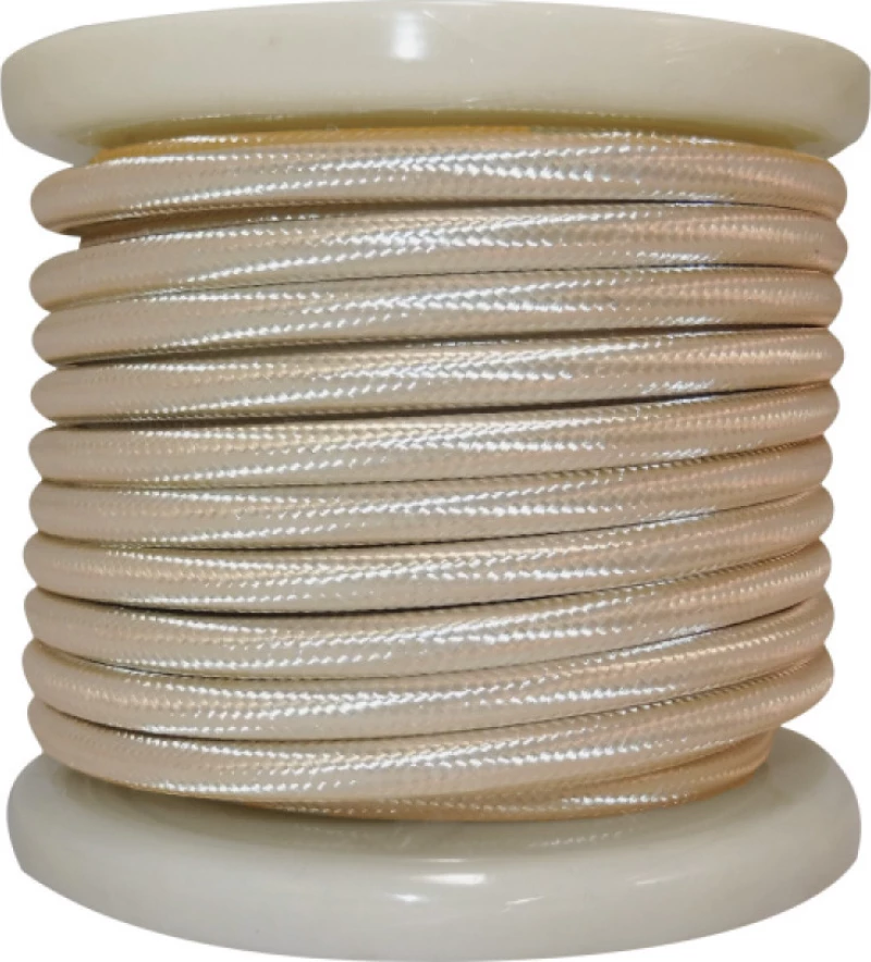 Elvhx Υφασμάτινο Καλώδιο 2x0.75mm² Σαμπανιζέ 10m Textile EL330019