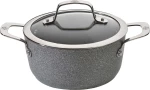 Ballarini Salina Granitium Βαθιά Κατσαρόλα από Αλουμίνιο 4.70lt / 24cm