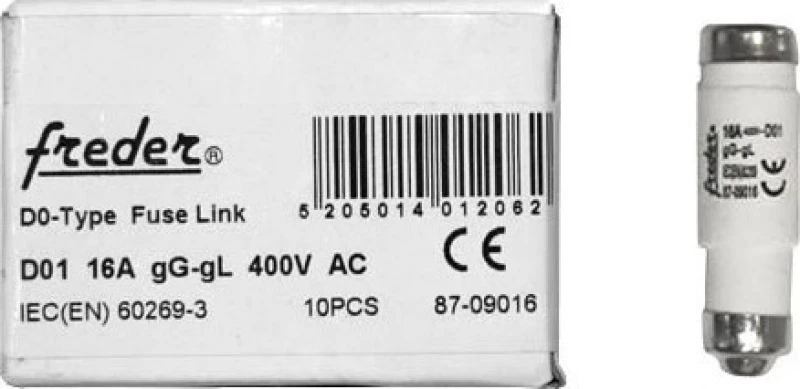 Freder Ασφάλεια Neozed Ε14 16Α 87-09100 87-09016