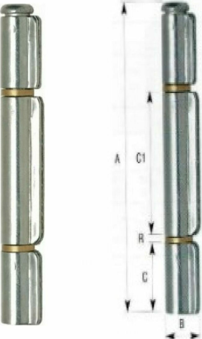 Μεντεσές Inox A4 Art 1229 - Art1229
