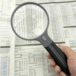 Carson Μεγεθυντικός Φακός Χειρός με Φως HF-11 Μαύρος