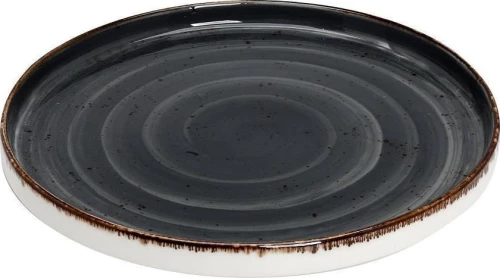 Espiel Step Πιάτο Γλυκού από Πορσελάνη Γκρι με Διάμετρο 21cm