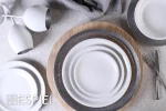 Espiel Compact Πιάτο Βαθύ από Πορσελάνη Λευκό με Διάμετρο 20cm