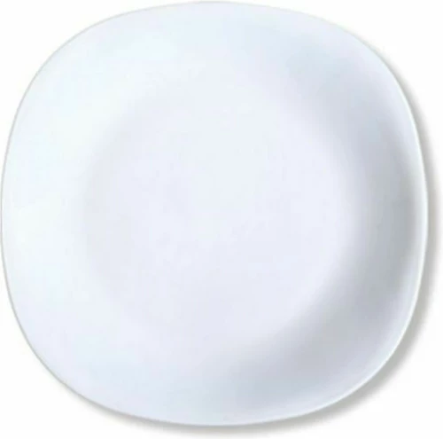 Πιάτο Ρηχό από Πορσελάνη Λευκό 21.5x21.5cm