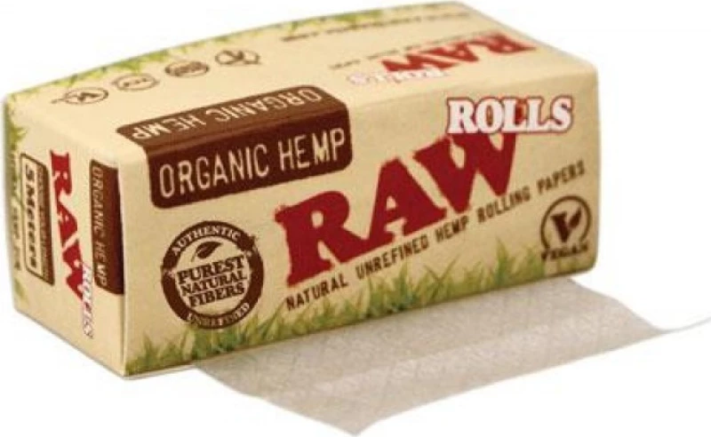 Raw Ρολό Organic Hemp 5m