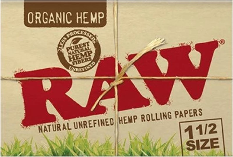 Raw Χαρτάκια 300's Organic Hemp 1&1/4 300 φύλλα