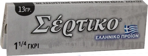 Σέρτικο Χαρτάκια Γκρι 1&1/4 50 φύλλα