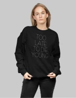 Too Late To Die Young w Φουτερ - BLACK