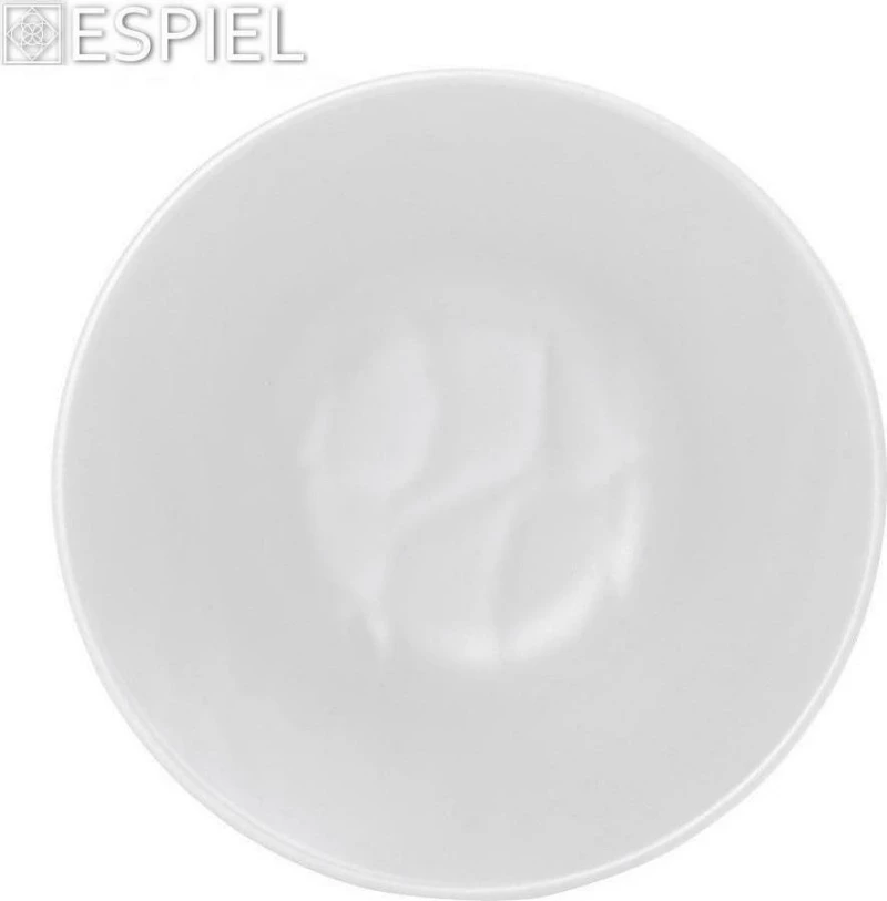 Espiel Wavy Σαλατιέρα Μελαμίνης Matte White 19x19x19cm