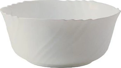 Bormioli Rocco Ebro Σαλατιέρα Γυάλινη Λευκή 23x23cm