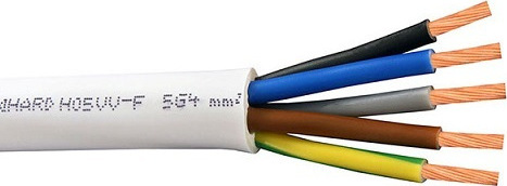Καλώδιο εύκαμπτο 5χ4mm