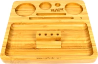 Raw Rolling Tray Bamboo 22x21cm 1τμχ