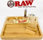 Raw Rolling Tray Bamboo 22x21cm 1τμχ