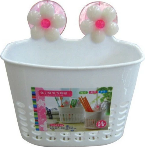 00402262 Θήκη για Οδοντόβουρτσες Επιτραπέζια Πλαστική με Βεντούζα Πολύχρωμη