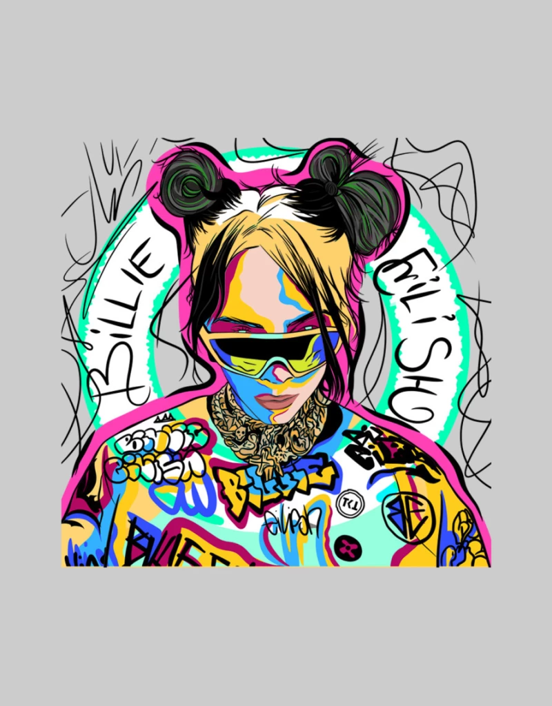 Κούπα Billie Eilish Street Art