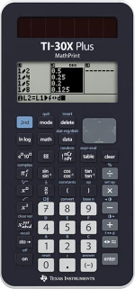 Texas Instruments Αριθμομηχανή Επιστημονική TI-30X Plus MathPrint 16 Ψηφίων σε Μαύρο Χρώμα