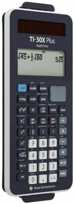 Texas Instruments Αριθμομηχανή Επιστημονική TI-30X Plus MathPrint 16 Ψηφίων σε Μαύρο Χρώμα