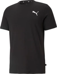 Puma Ανδρικό T-shirt Μαύρο με Λογότυπο
