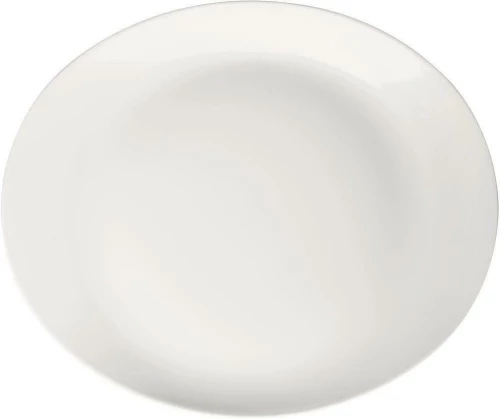 Espiel Steak Πιάτο Ρηχό Κεραμικό Λευκό με Διάμετρο 34cm 2τμχ