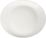 Espiel Steak Πιάτο Ρηχό Κεραμικό Λευκό με Διάμετρο 34cm 2τμχ