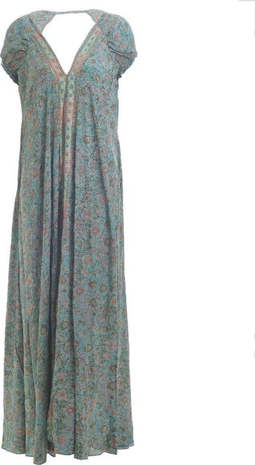 Ble Resort Collection Γυναικείο Μακρύ Καφτάνι Παραλίας Μπλε