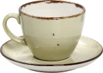 Espiel Terra Jumbo Φλυτζάνι Cappuccino από Πορσελάνη Πράσινο 350ml