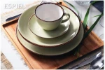 Espiel Terra Jumbo Φλυτζάνι Cappuccino από Πορσελάνη Πράσινο 350ml