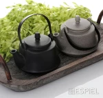 Espiel Τσαγιέρα Κεραμική Μαύρη 600ml