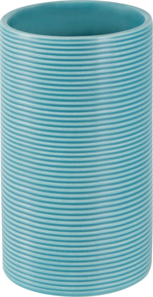 Dimitracas Tube Ribbed 03211.001 Ποτηροθήκη Επιτραπέζια Κεραμική Μπλε
