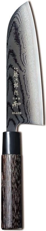 Tojiro Shippu Black Μαχαίρι Santoku από Δαμασκηνό Ατσάλι 16.5cm FD-1597