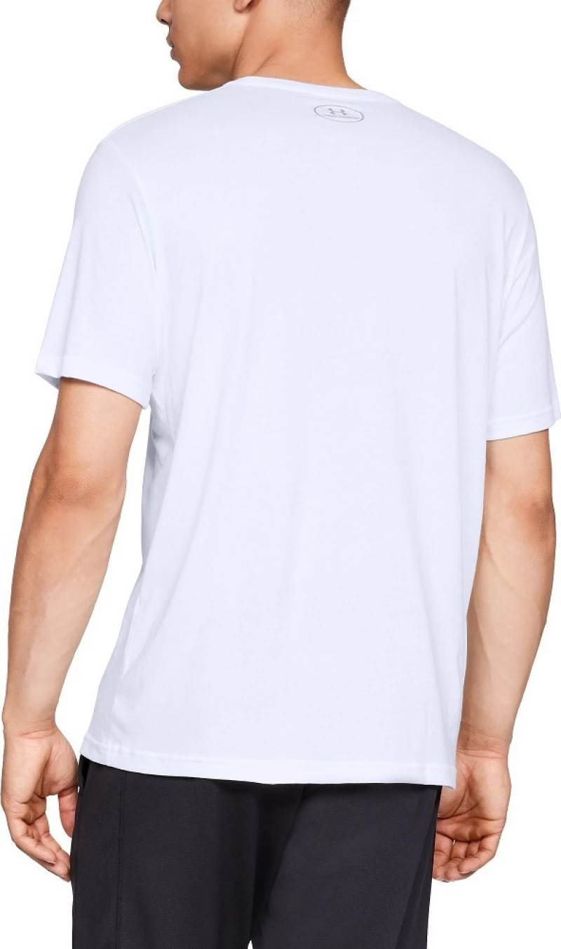 Under Armour Team Issue Wordmark Αθλητικό Ανδρικό T-shirt Λευκό με Λογότυπο