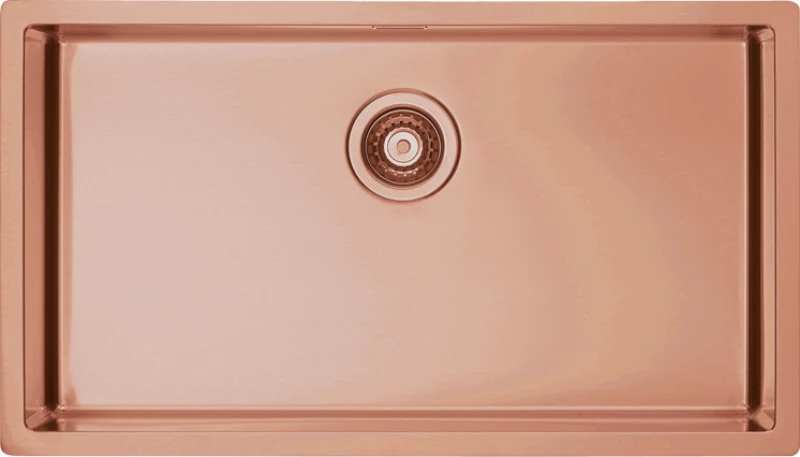 Apell Metamorfosis Υποκαθήμενος Νεροχύτης 75x44cm Inox Copper