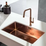 Apell Metamorfosis Υποκαθήμενος Νεροχύτης 75x44cm Inox Copper
