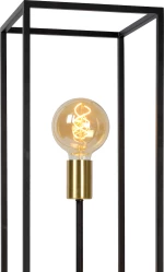 Lucide Lightning Φωτιστικό Δαπέδου Μαύρο με Ύψος 120cm