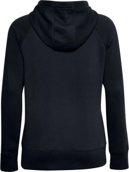 Under Armour Rival Logo Γυναικείο Fleece Φούτερ με Κουκούλα Μαύρο