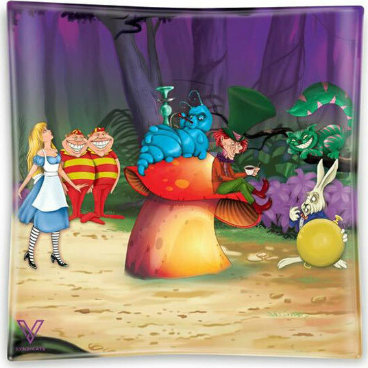 V-Syndicate Γυάλινο Τασάκι - Σχέδιο Alice Mushroom