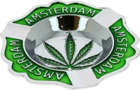 Μεταλλικό Τασάκι Amsterdam & Leaf - Διάμετρος 100mm