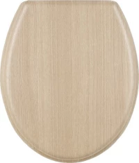 Wood Καπάκι Λεκάνης Ξύλινο 46.5x36cm Μπεζ