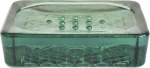 Plastona Diamante 016.5926DB622 Σαπουνοθήκη Επιτραπέζια Γυάλινη Πράσινη