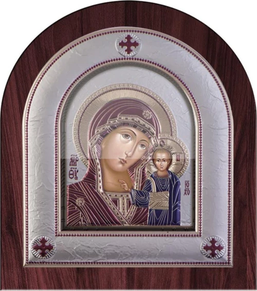 Slevori Εικόνα Ασημένια 22.8x26.3cm