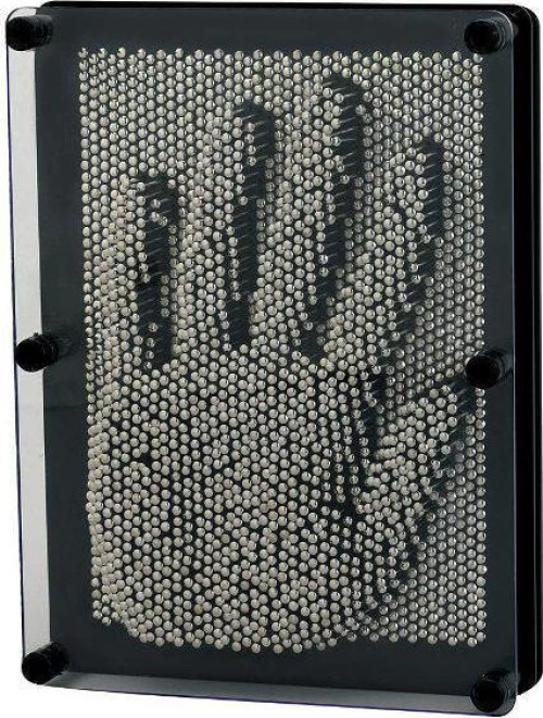 Επιτραπέζιο Μεταλλικό Διακοσμητικό 3D Metal Pin Art Σε Γκρι