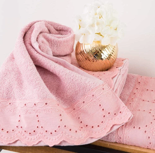 Borea Σετ Πετσέτες 3τμχ 63006 Ροζέ