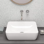 GSI Sand Επικαθήμενος Νιπτήρας Πορσελάνης 50x38cm Λευκός