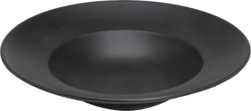 Espiel Terra Matt Πιάτο Βαθύ Κεραμικό Μαύρο Ματ με Διάμετρο 27cm 6τμχ