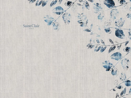 Saint Clair Σουπλά Υφασμάτινο Denim 45x33cm
