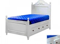 Ροδάνθη Κρεβάτι Διπλό Ξύλινο 140x190cm