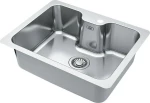 Franke Bell BCX 110-55 TL Υποκαθήμενος Νεροχύτης 61x48cm Inox Σατινέ
